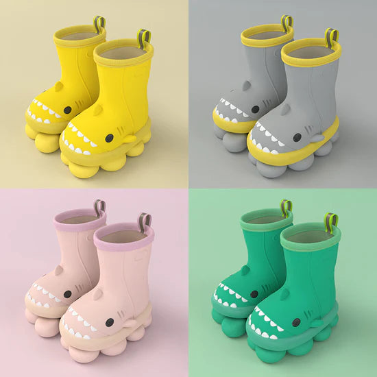 comfysharks™ kids rain boots